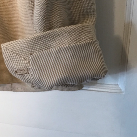 Classic Talbots Beige Women's Blazer size 6 Summer Wardrobe Capsule, Timeless - Picture 8 of 11